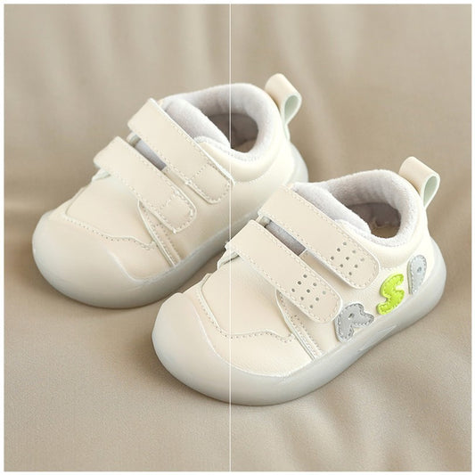 Toddler Shoes Half Plus Velvet Cotton Warm Soft Sole