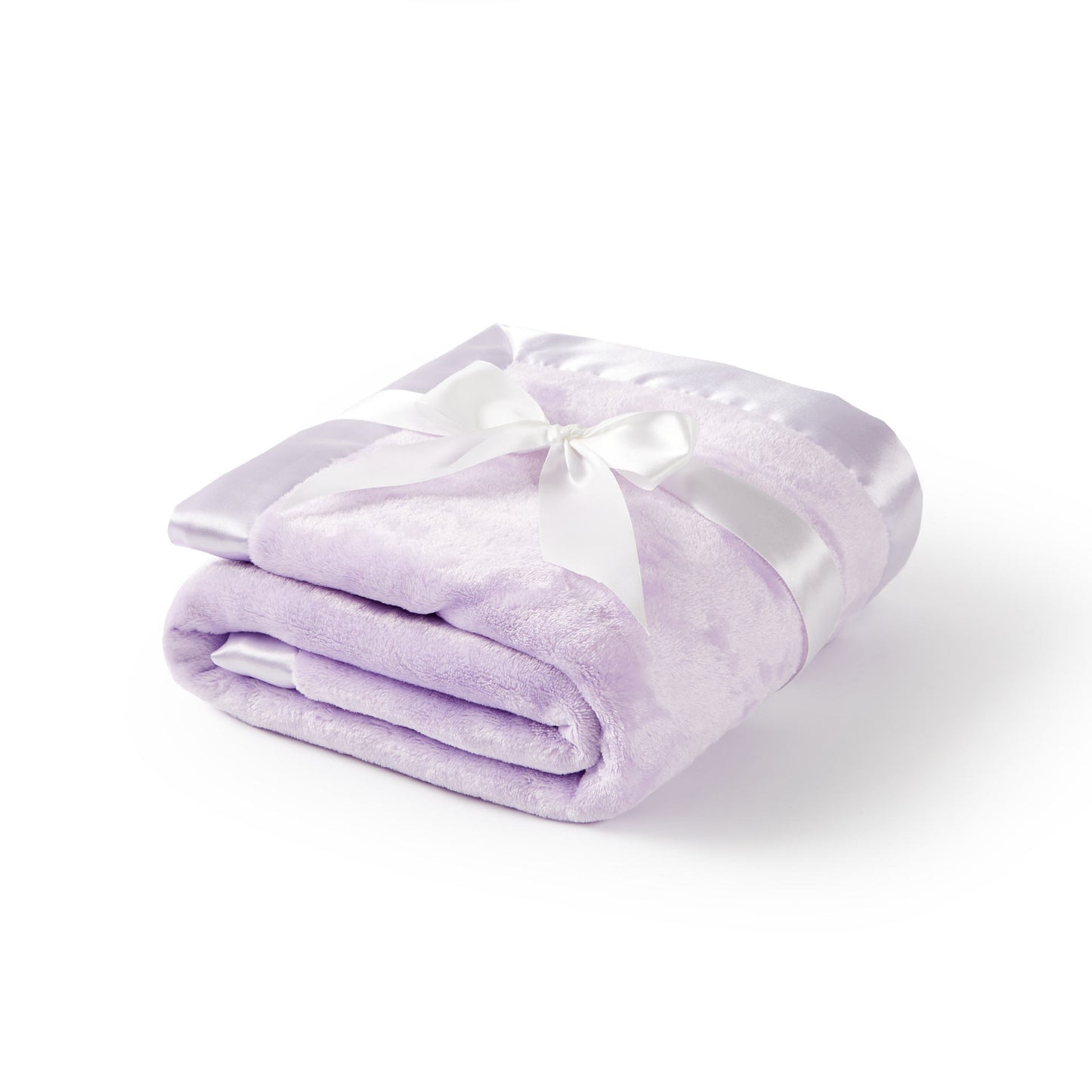Laser-Embroidered Flannel Satin Blanket with Edging: Luxurious Comfort