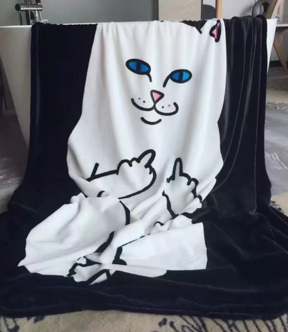 Cat Print Blanket: Cozy Comfort for Feline Enthusiasts