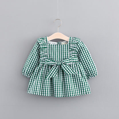 Baby Autumn Dress, Female Baby, Small Skirt, Girl Dress, Autumn Korean Children's Clothing, Free Sales Agent To Join E3060