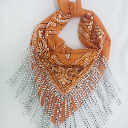 Paisley Vintage Diamond Tassel Scarf - myETYN