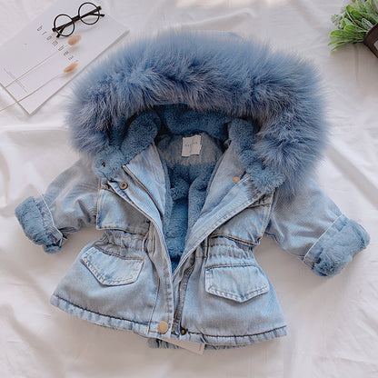 Girl denim coat