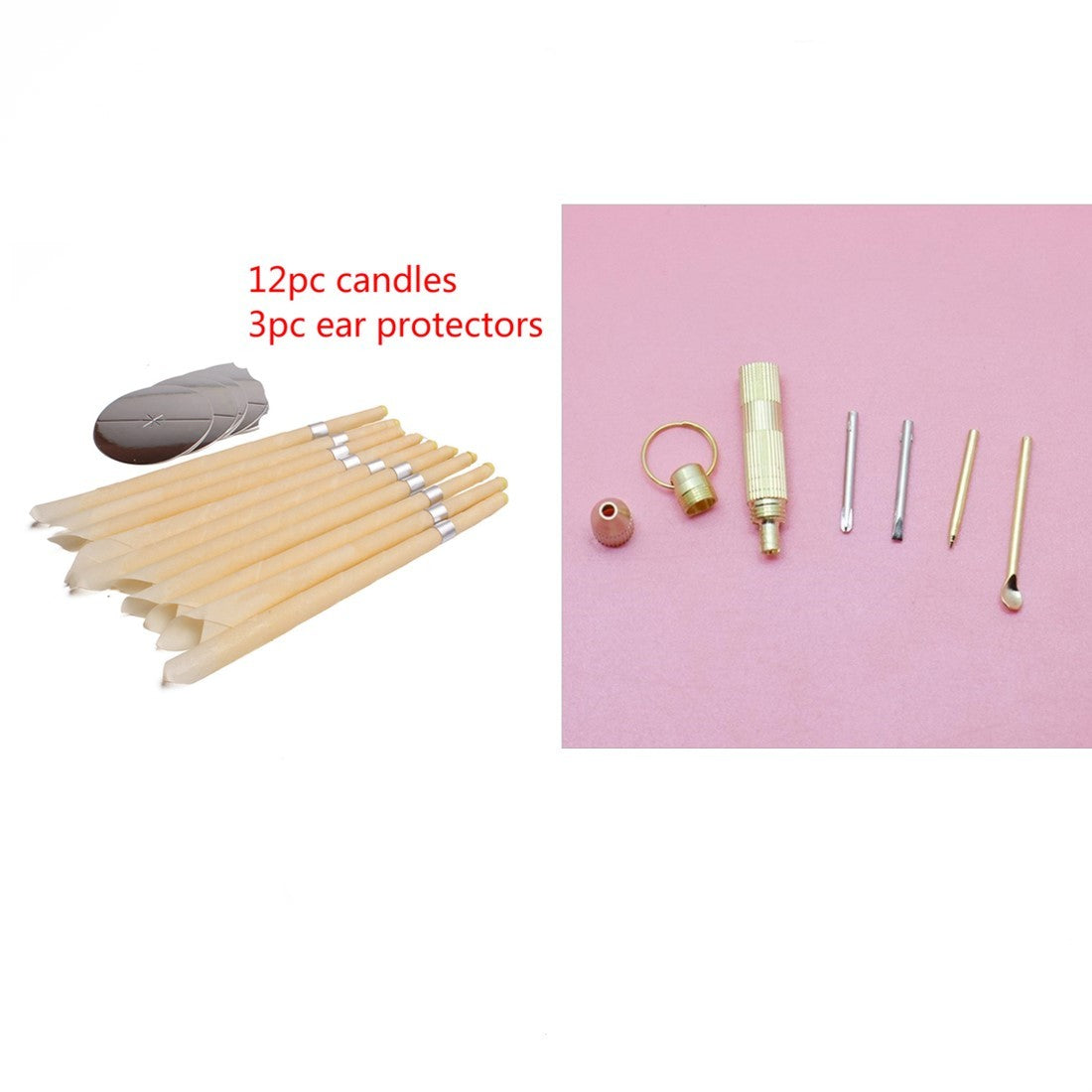 Coning Beewax Natural Ear Candle Ear Healthy Care Ear Treatment Wax Removal Earwax Cleaner