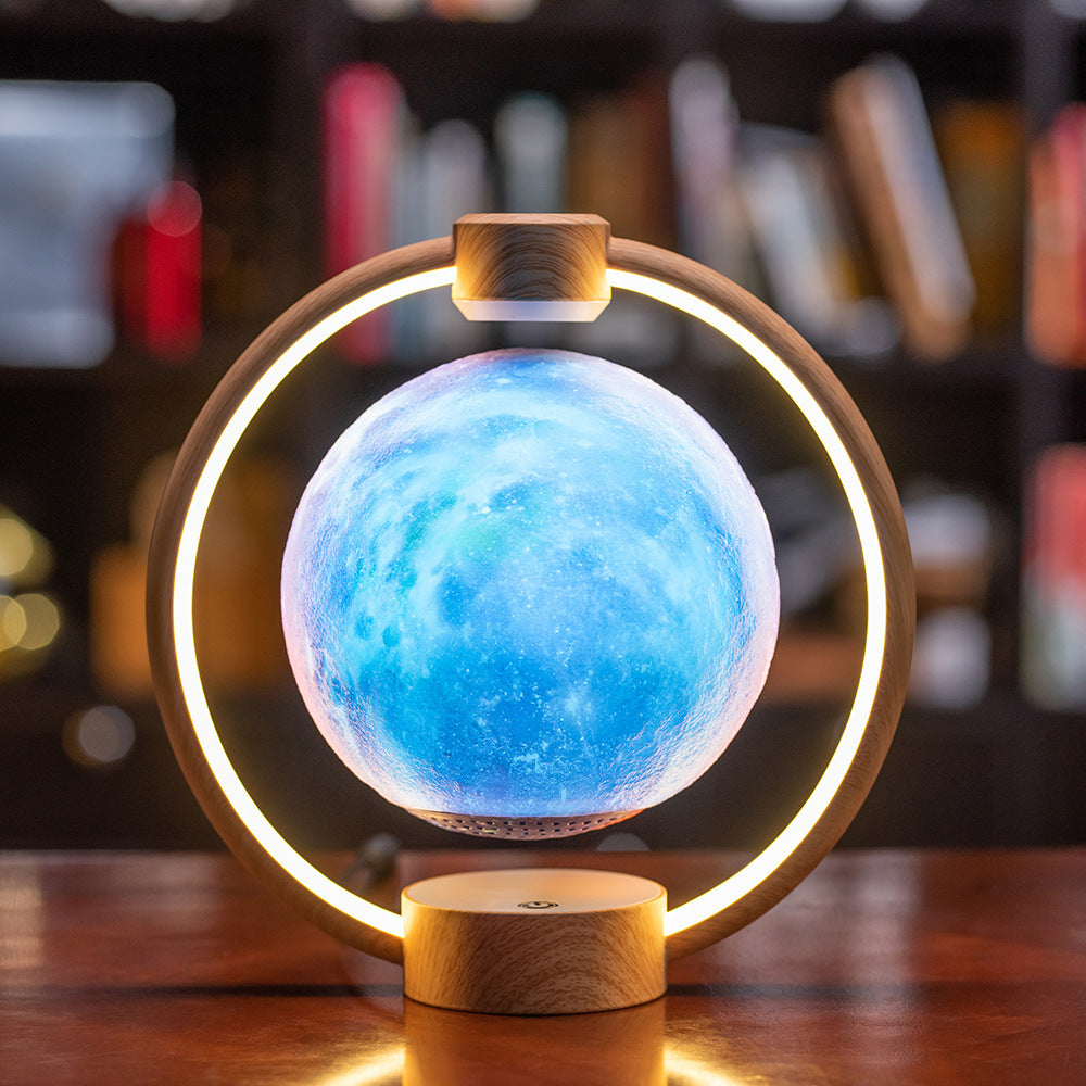 Maglev Moon Light Bluetooth Speaker 3D Stereo Diy Colorful Glare - myETYN