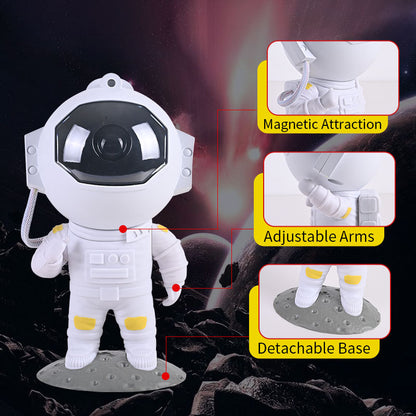 Galaxy Star Projector Starry Sky Night Light Astronaut Lamp Home Room Decor Decoration Bedroom Decorative Luminaires Gift - myETYN