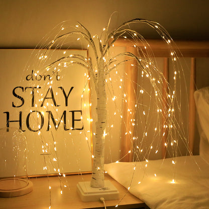 Scene Arrangement Illusion Copper Wire Lights Decorative Night Light - myETYN