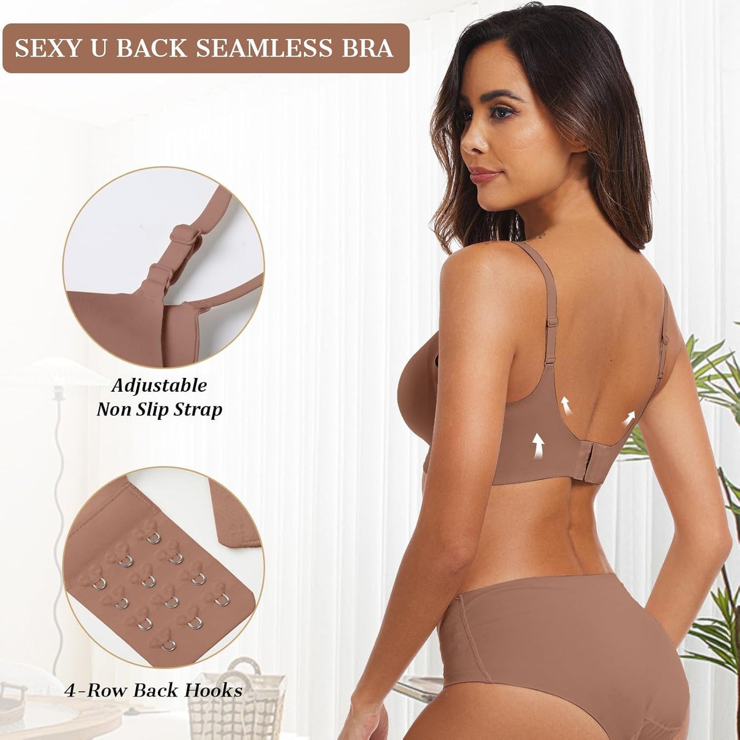 Simple Natural Women's Daily Bra Comfortable Wireless