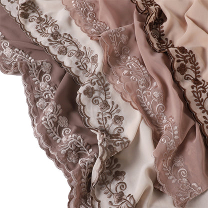 Fashion Solid Color Chiffon Women's Scarf