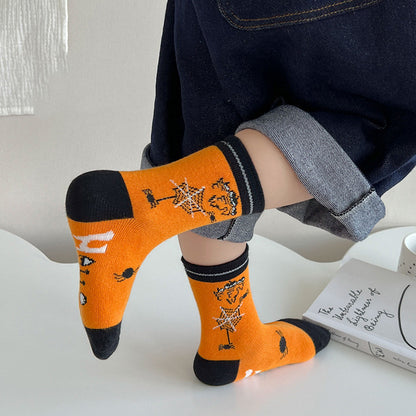 Children's Fashion Simple Halloween Tube Socks