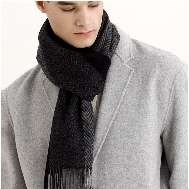 Business cashmere scarf - myETYN