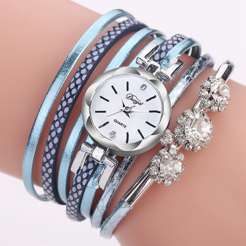 Bracelet watch crystal clock quartz watch