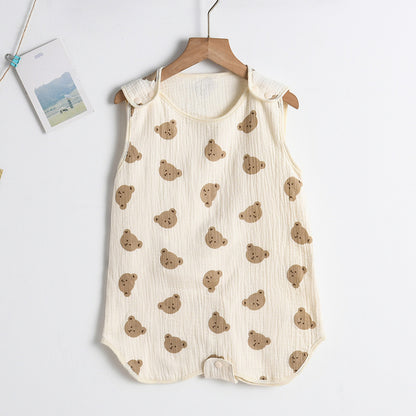 Newborn Baby Gauze Sleeping Bag