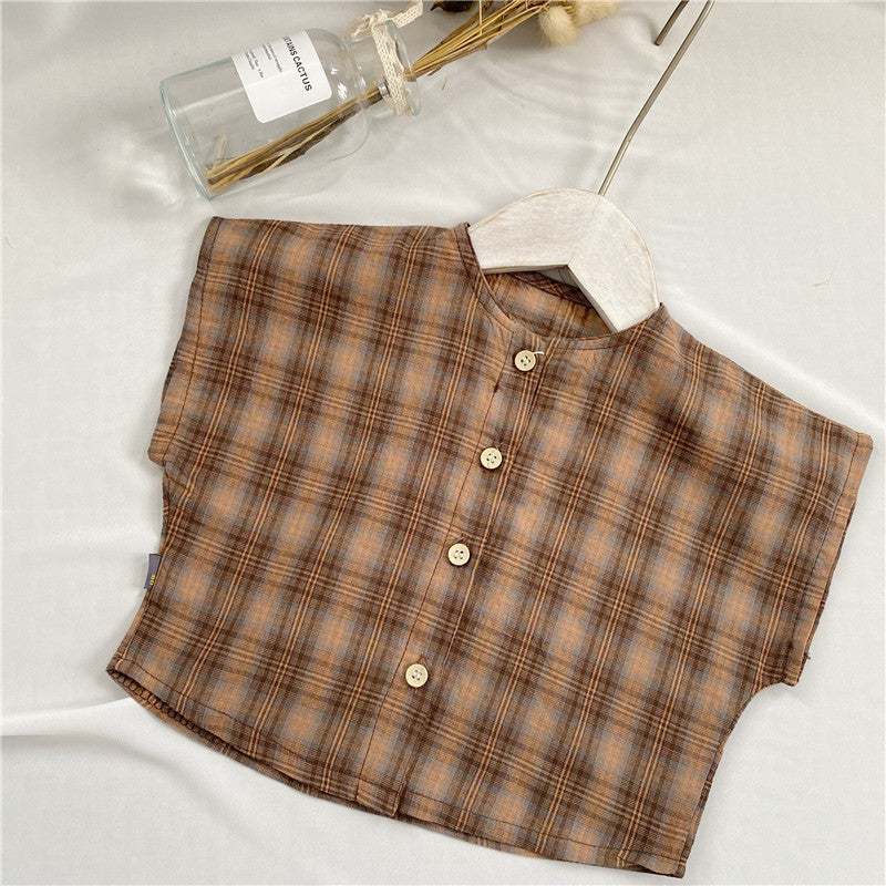 Children's cotton and linen shirt