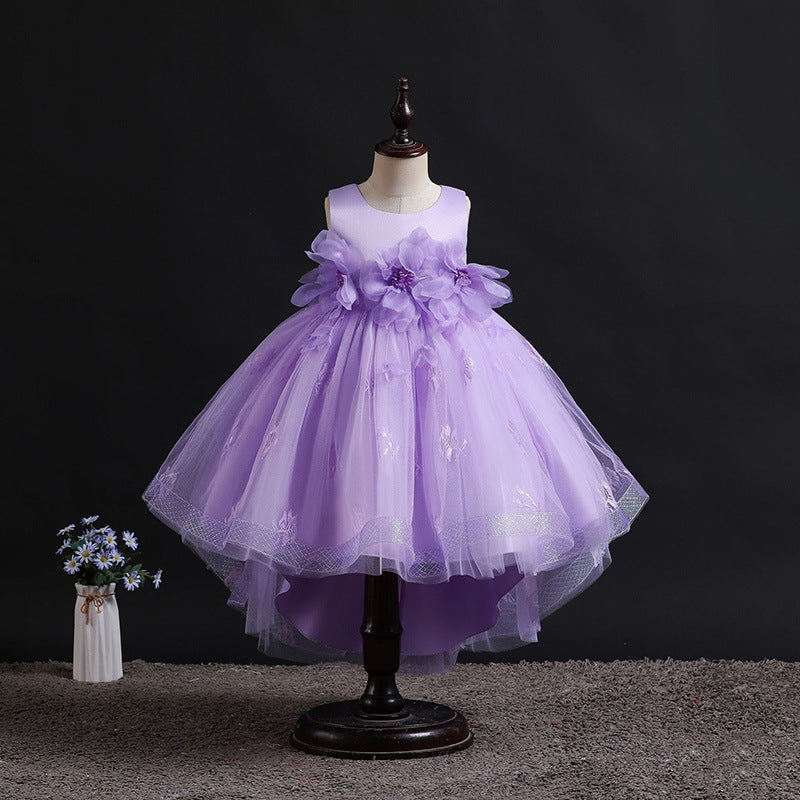 European And American Backless Cake Princess Dress