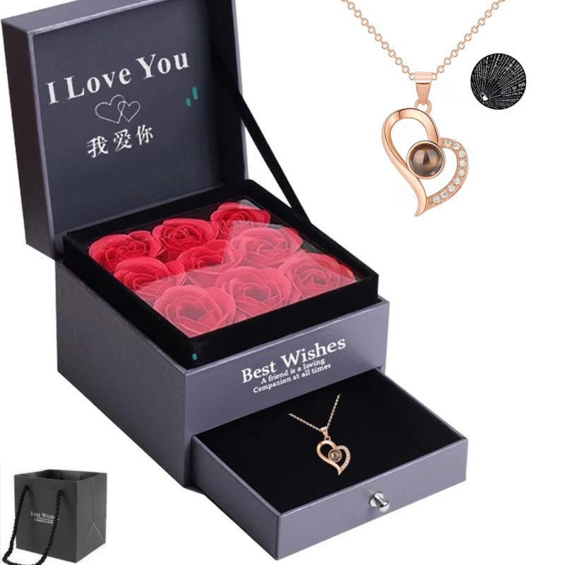 100 Languages I Love You Projection Necklace - myETYN