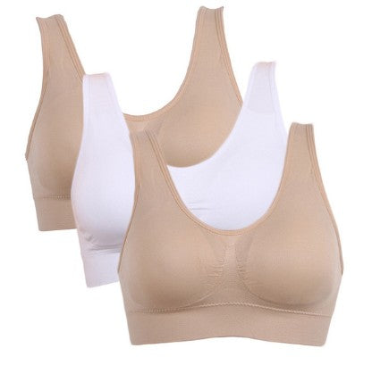3-Piece Seamless Push-Up Bra Set