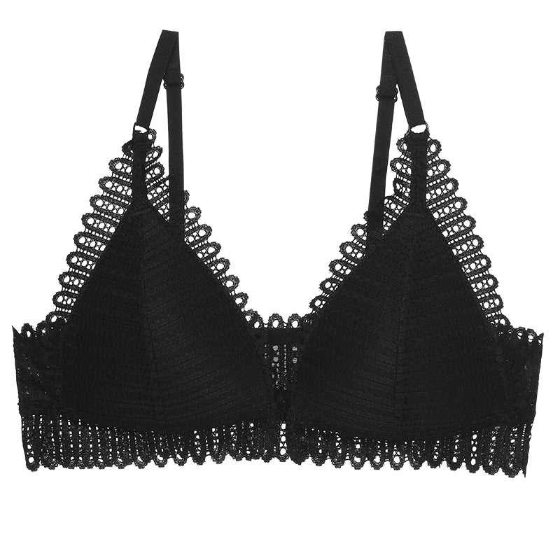 Gathering Thin-Cup Back Bra