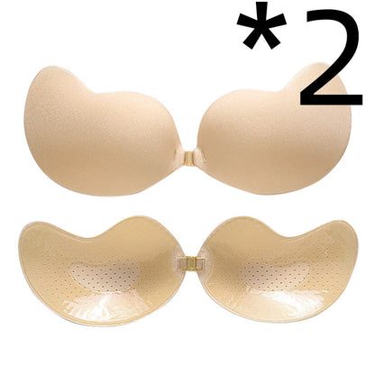 Invisible Push-Up Bra – Backless, Strapless, Seamless Front-Closure Bralette