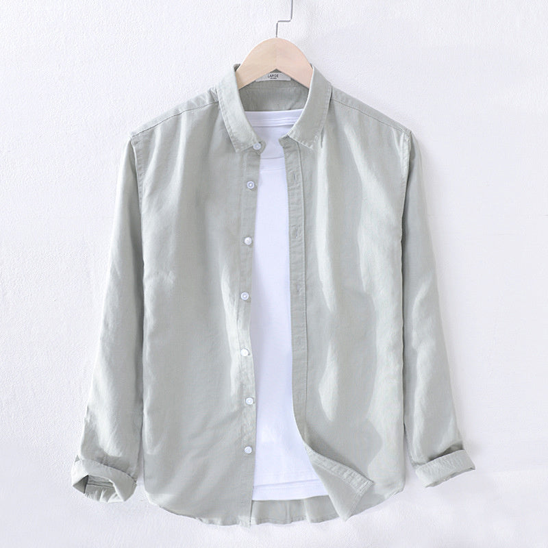 Long sleeve linen shirt