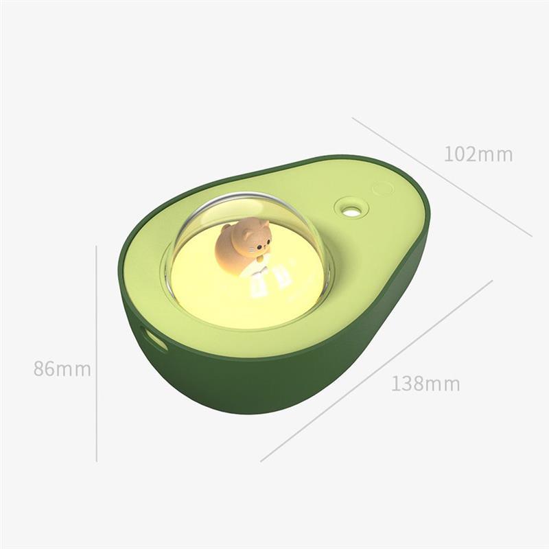 Avocado Mini Spray Humidifier USB Charging Night Light Portable Mist Sprayer For Home Car - myETYN