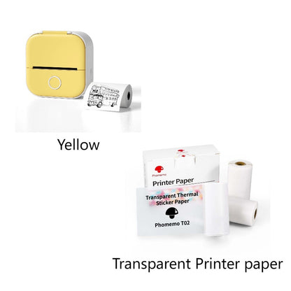 Portable Mini Thermal Label Printer Home Photo Printer Student Wrong Question Printer Bluetooth Mini Label Printer Price Tag