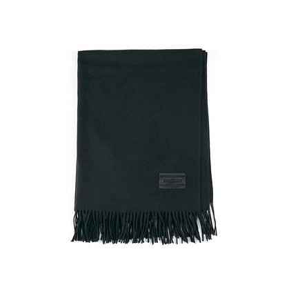 Solid Color Fringed Long Scarf Multi Color Skin Friendly Warmth - myETYN