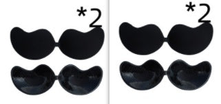 Invisible Push-Up Bra – Backless, Strapless, Seamless Front-Closure Bralette