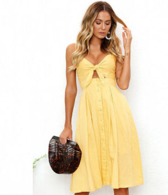 Women's Sleeveless Backless Bodycon Maxi Dress – Summer Spaghetti Strap Evening Party Dress Abib