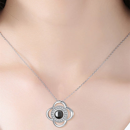 Hot Valentine's Day Gifts Metal Rose Jewelry Gift Box Necklace For Wedding Girlfriend Necklace Gifts - myETYN