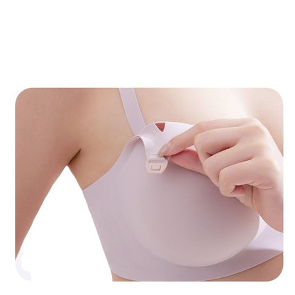 Pregnant Women's Wireless Push-up Nursing Bra