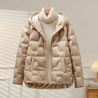 New Thin Short Lightweight Down Jacket Women