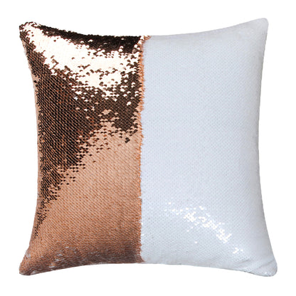 Sequins Throw Pillowcase with Custom Photo - myETYN