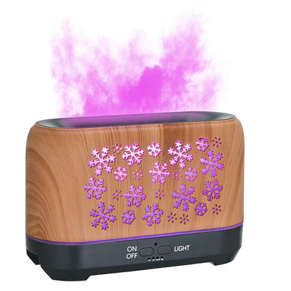 Christmas Snowflake Pattern Humidifier Household Colorful Aromatherapy Humidifier Atmosphere Colorful Diffuser - myETYN