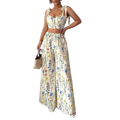 Printed Camisole & Pants Set – Lightweight Summer Co-Ord for Women