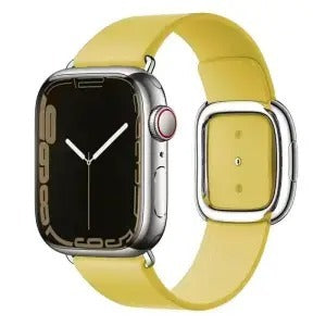 Modern Magnetic Buckle Style Leather Strap