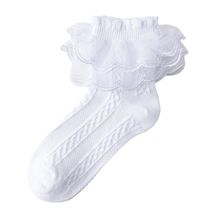 Lolita Style Socks Girls Lace