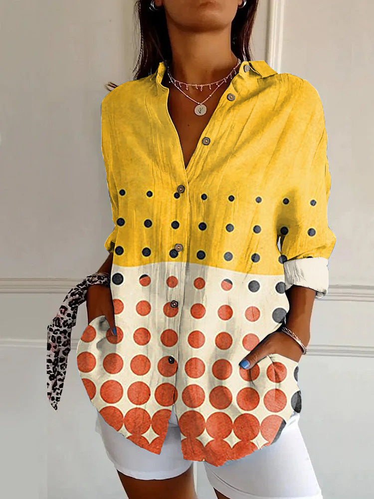 New Women's Summer Animal Pattern 3D Printed Shirt