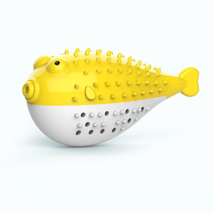 Mint Simulation Fish Cat Toothbrush Toy