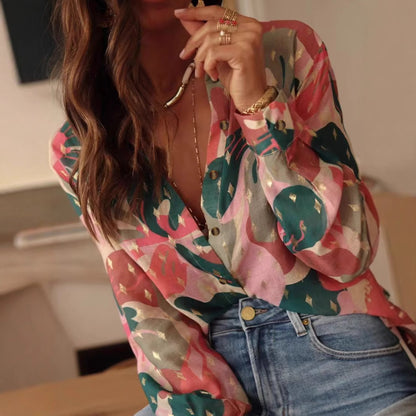 European And American Leisure Holiday Women's Shirt