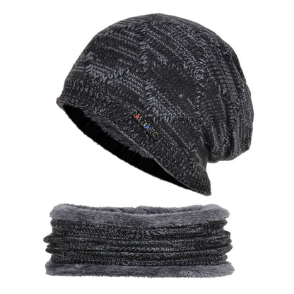 Biking Men's Two-piece Woolen Hat With Head And Ear Protection - myETYN