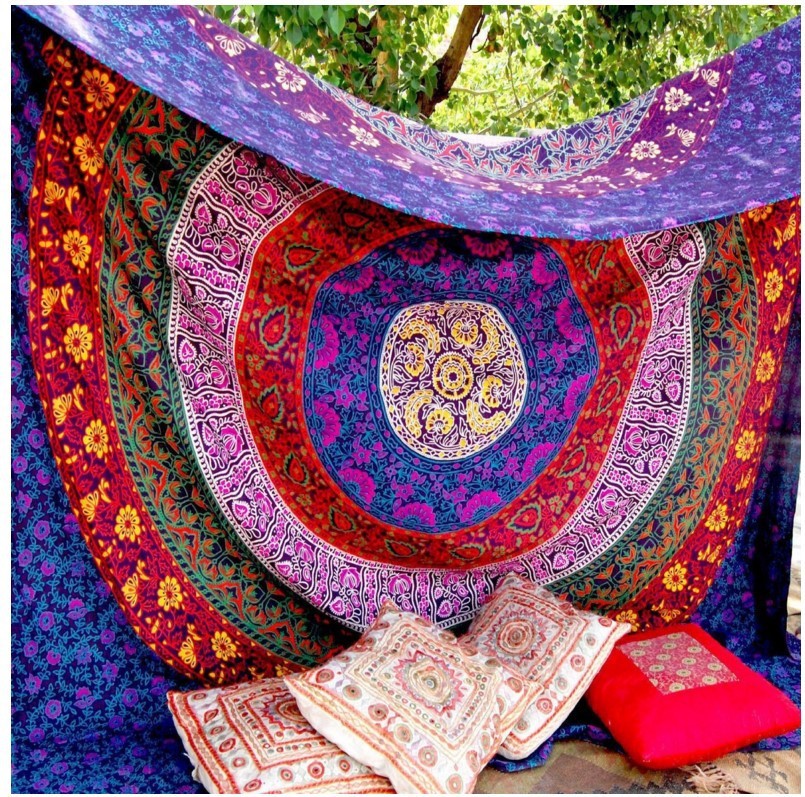 New Large Mandala Indian Tapestry