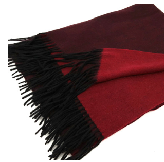 Men's cashmere scarf virgin woollen popular wild solid color warm thick scarf monochrome shawl - myETYN