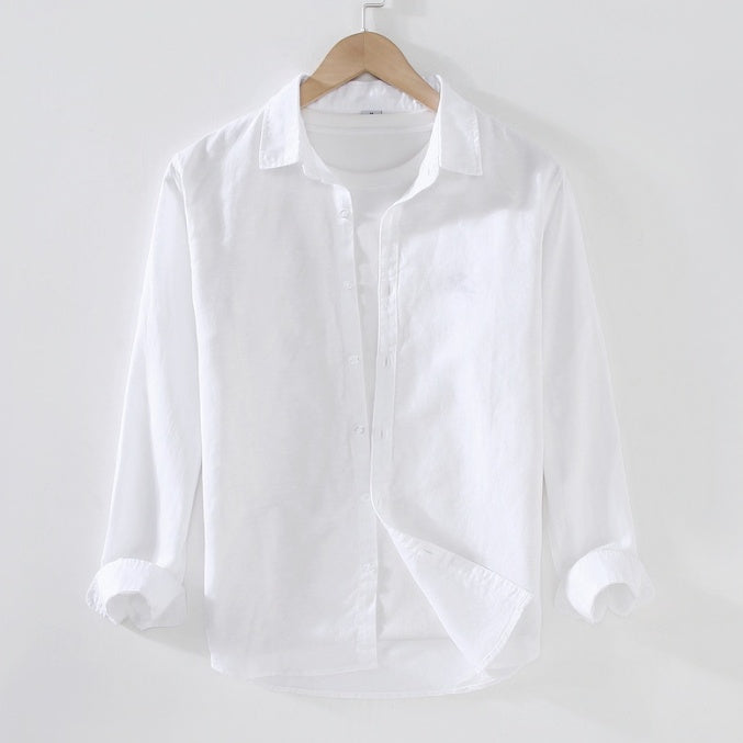 Breathable Cotton Linen Shirt