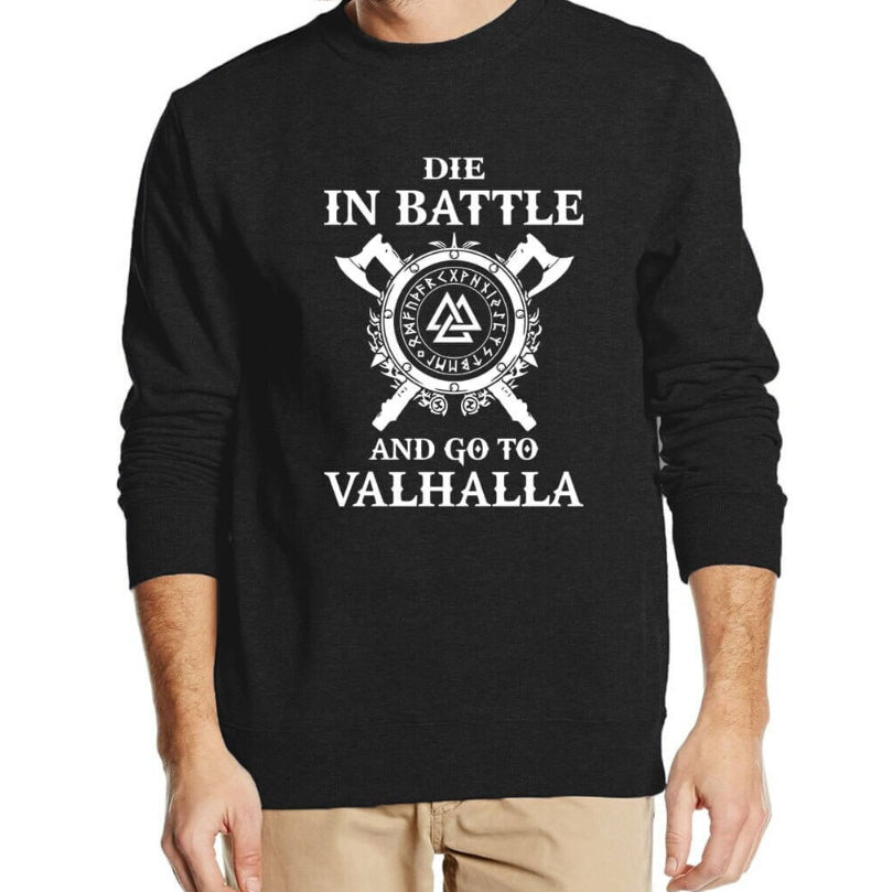 Viking Digital Printed Round Neck Pullover - myETYN