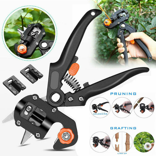 Garden Grafting Pruner Set Farming Fruit Tree Pruning Shears Scissor Vaccination Plant Tree Cutting Machine Tape Dropshipping - myETYN