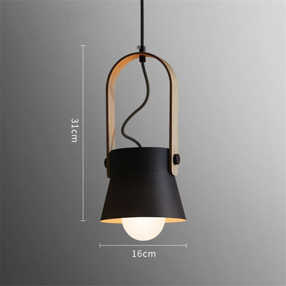 Nordic Loft LED Iron Pendant Lights Restaurant Room Bedroom