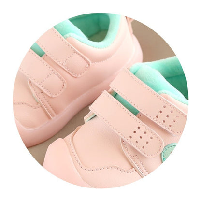 Toddler Shoes Half Plus Velvet Cotton Warm Soft Sole