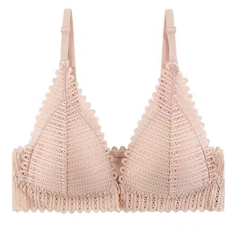 Gathering Thin-Cup Back Bra