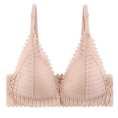 Gathering Thin-Cup Back Bra