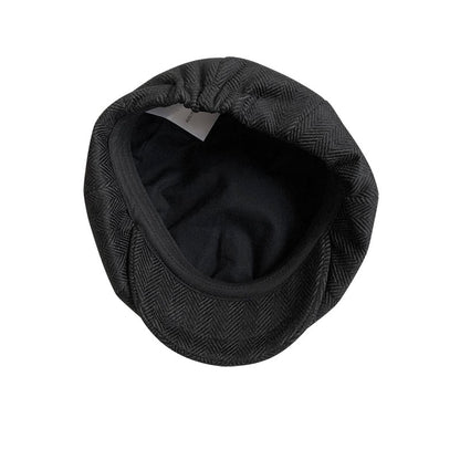 Warm All-Match Octagonal Cap Men's Big Head Cap - myETYN